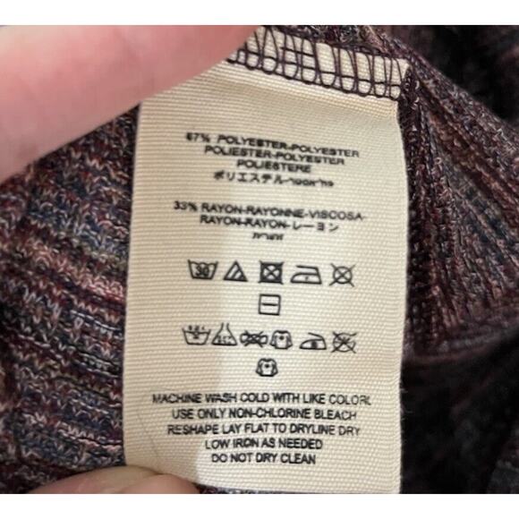 Free People Pull On in Your Eyes Jumpsuit Blue Combo Flare Women's Pants Size M - Picture 3 of 5